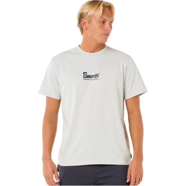 2025 Rip Curl Männer Vaporcool Searchin Tee 0NMMTE - Iced Grey